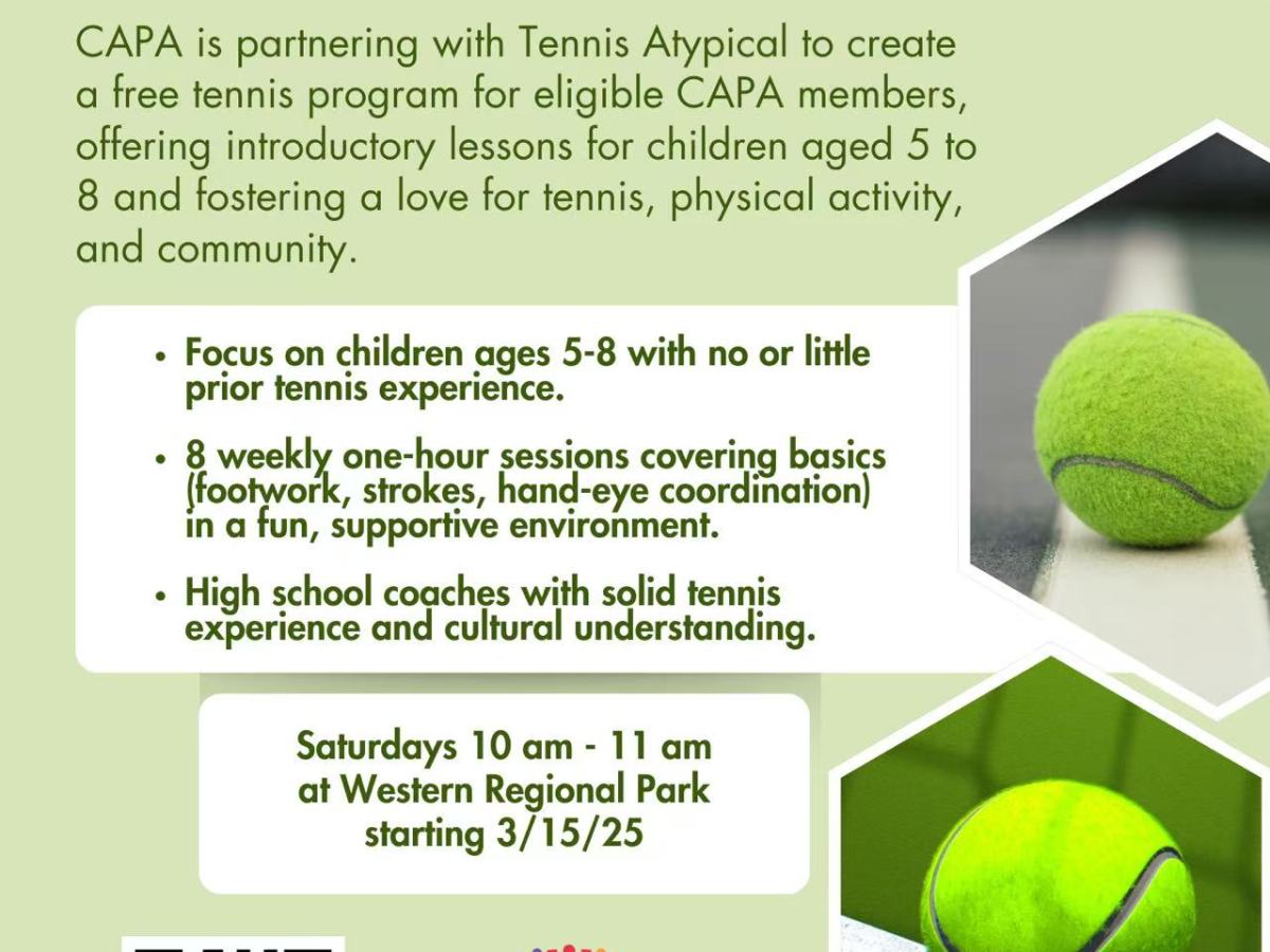 CAPA YOUTH TENNIS&nbsp;PROGRAM